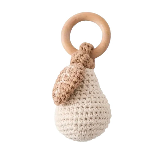 Crochet Pear Rattle