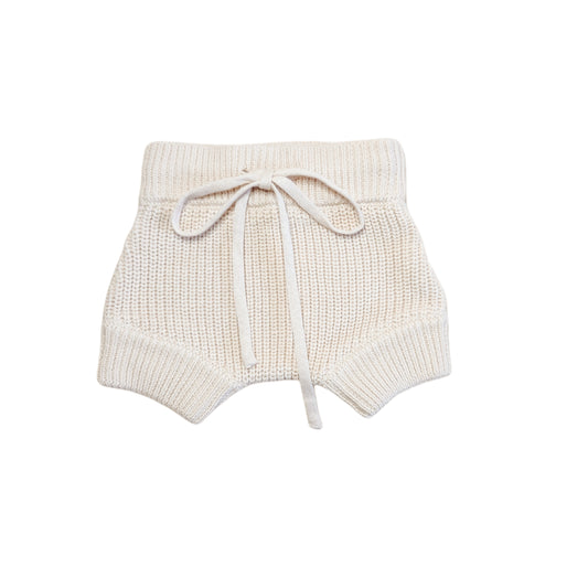 Knit Shorties - Almond