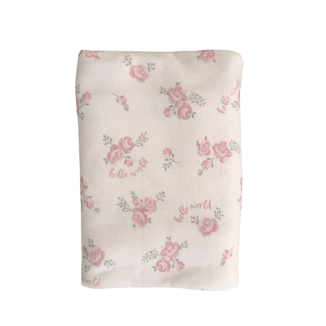 Swaddle - 'Hello World' Country Floral