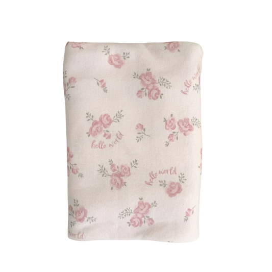 Swaddle - 'Hello World' Country Floral