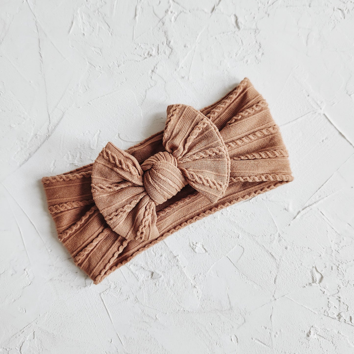 Chunky Bow in Terracotta